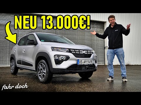 Spielzeug oder echtes Auto? DACIA SPRING NEU für 13 000Euro | Fahr doch