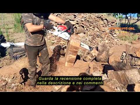 Recensione del GREENCUT GS620X - Motosega a benzina con motore a 2 tempi 62cc da 3,8 CV con lama da