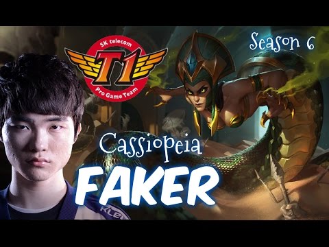 SKT T1 Faker CASSIOPEIA Mid vs Twisted Fate - Patch 6.1 KR | League of Legends