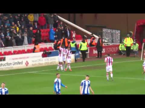 Stoke City - Josh Maja Goal Celebrations vs. Wigan Athletic
