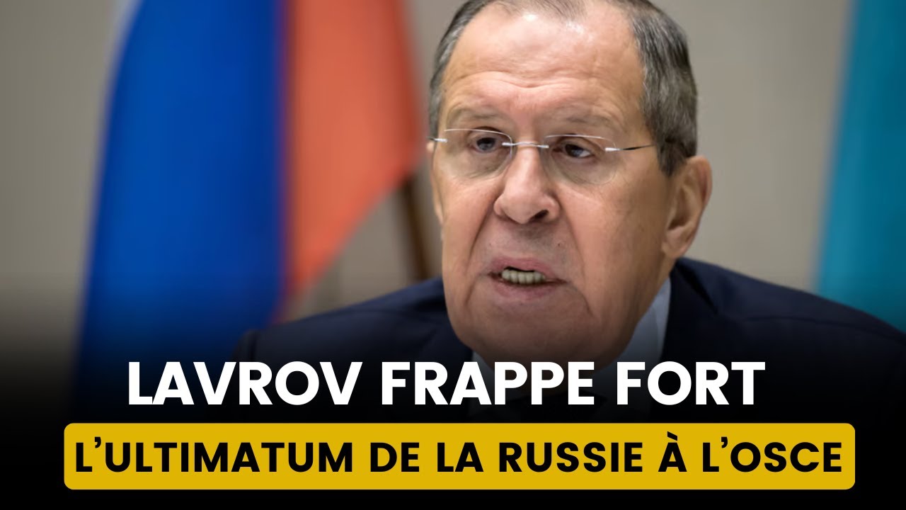 LAVROV FRAPPE FORT : LA RUSSIE NE TOLÉRERA PLUS LES PROVOCATIONS