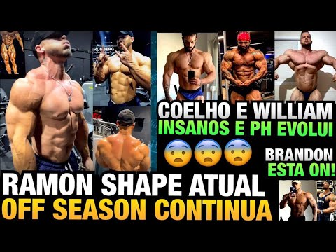 RAMON GRANDE E SECO - COELHO CADA VEZ MELHOR - WILLIAM CONTINUA COM 130KG - PH EVOLUINDO E MAIS