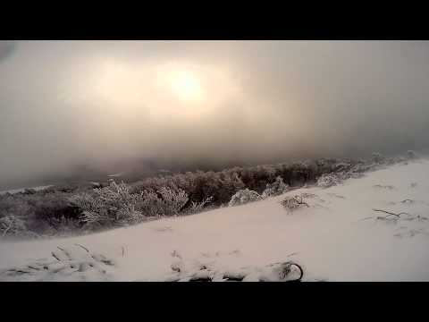 Neige et givre au Pic de Nore, 4 Mars 2014
