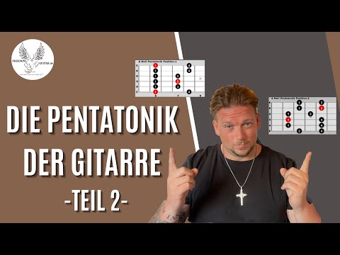 Die Pentatonik der Gitarre: ''A-Moll Pentatonik - 2.Position'' | Einfache Übung