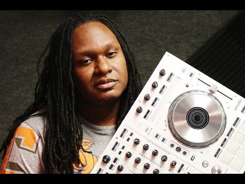 In the booth with DJ Nehpets