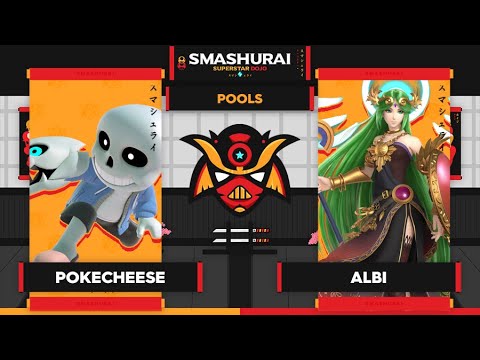 Smashurai: Superstar Dojo - Pokecheese (Mii Gunner) Vs. Albi (Palutena) Pools