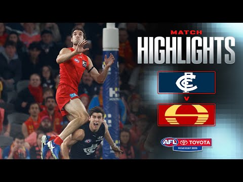Carlton v Gold Coast Suns Highlights | Round 22, 2025 | AFL