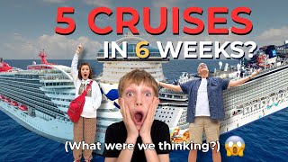 5 Cruises in 8 Weeks (What Were We Thinking?!)