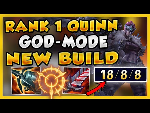 #1 QUINN WORLD NEW INSANE BUILD TO DOMINATE ANY LANE (CRAZY DAMAGE + HEALING) - League of Legends