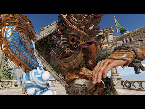[For Honor] Two Clowns Get Salty And Gank On CHRISTMAS - Shaolin Brawls
