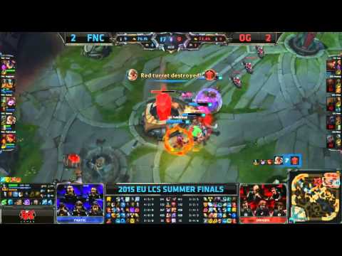 Fnatic vs Origen game 5 last teamfight & ending