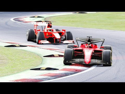 Ferrari F1 2022 vs Ferrari F1 2009 -  Imola GP