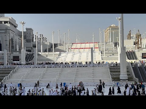 شاهد إفتتاح باب قريش لأول مرة في الحرم الحرم المكي مكة المكرمة 