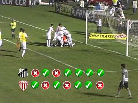 Mogi-Mirim 1(4) x (5)1 Santos - Semifinal (Paulista A1)