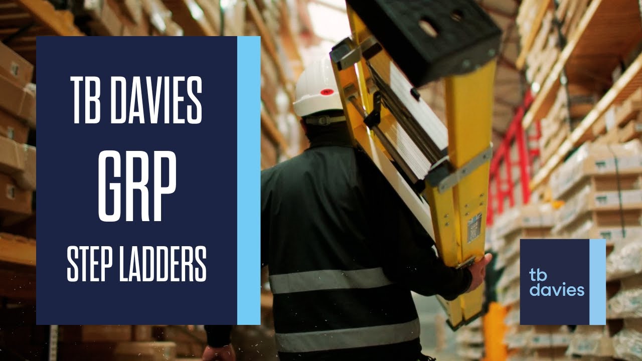 Watch video TB DAVIES GRP Fibreglass STEP LADDER Now TB DAVIES GRP Fibreglass STEP LADDER