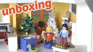 Weihnachtszimmer 9495 und Rentierschlitten 9496 unboxing - Pimp my Playmobil Weihnachten / Christmas