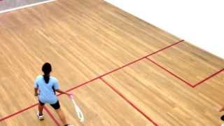 preview picture of video 'Sara & Bella first match-Squash Tournament GCM Miri'