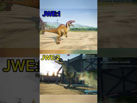 Jurassic World Evolution 1 & 2 Spinoraptor. #jurassicworldevolution2 #dinosaur #secretspeciespack