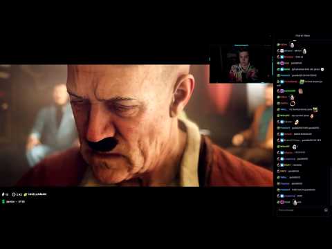 Sodapoppin Reacts To Hitler Scene | Wolfenstein 2: The New Colossus