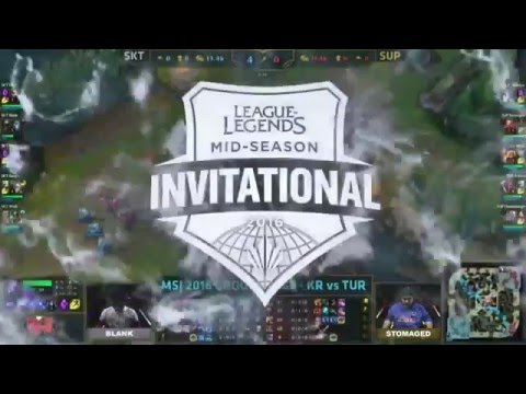SKTelecom T1 vs SuperMassive MSI Group Stage - Day 1 Mid Season Invitational 2016 - SKT vs SUP
