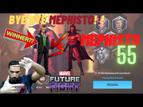 SIT DOWN MEPHISTO...LOKI RISES!! FULL RUN MEPHISTO-WBL STAGE 55!! INSANE!! MARVEL FUTURE FIGHT