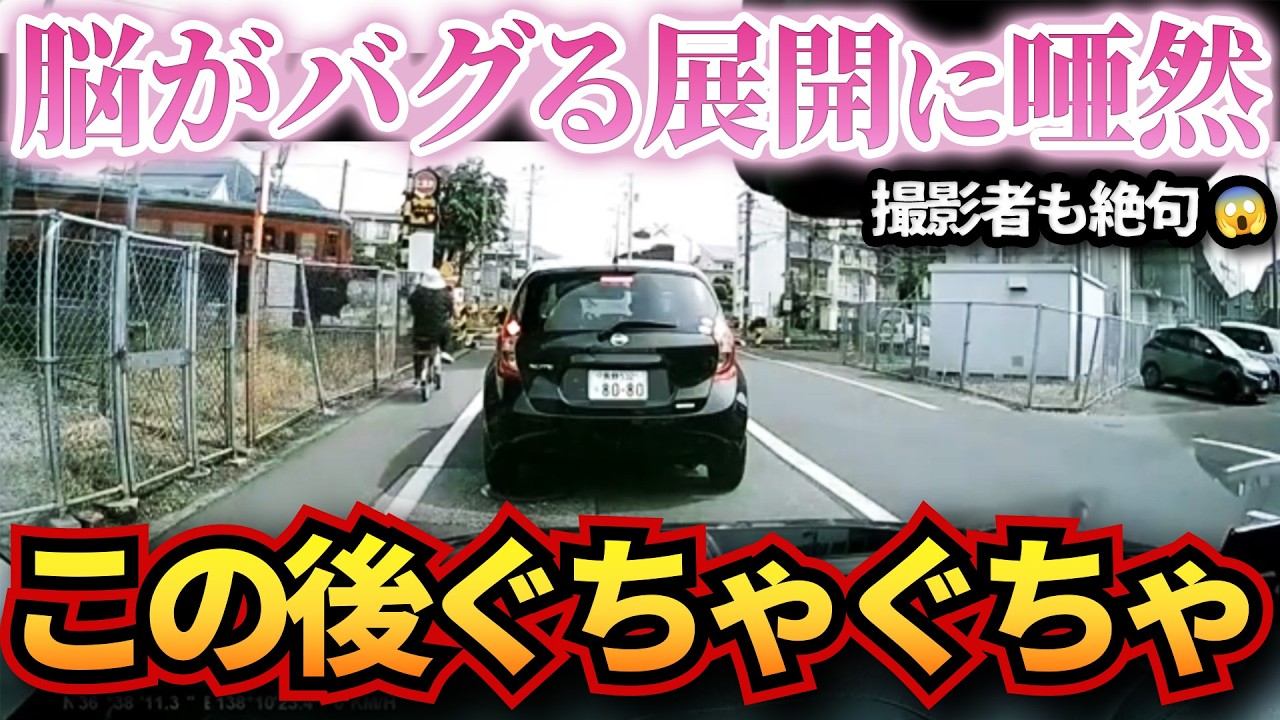 【ドラレコ】踏切で脳がバグる衝撃展開！この後ぐっちゃぐちゃの事態に一同騒然…衝撃ドラレコ映像52連発！迷惑運転まとめ【作業用】【交通安全、危険予知トレーニング】