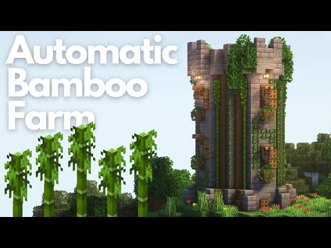 AUTOMATIC BAMBOO FARM | Minecraft Tutorial | Java & Bedrock [1.21+]