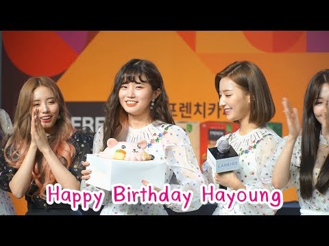 180930 🎂 Happy Birthday Hayoung(송하영) fromis_9(프로미스_9) @ [KCON 2018 THAILAND] STAR SQUARE EVENT