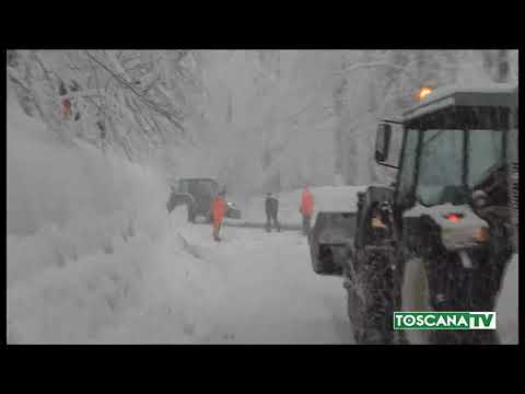 2021-01-08 PISTOIA - MALTEMPO, ANCORA CRITICITÀ SULLA MONTAGNA PISTOIESE
