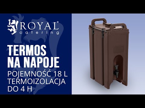 Video - Termos na napoje - 18 l - kranik