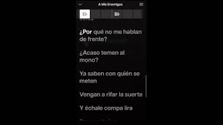 A mis enemigos Karaoke Ale Padilla tono mujer 