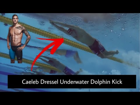 Caeleb Dressel Underwater Dolphin Kick Video