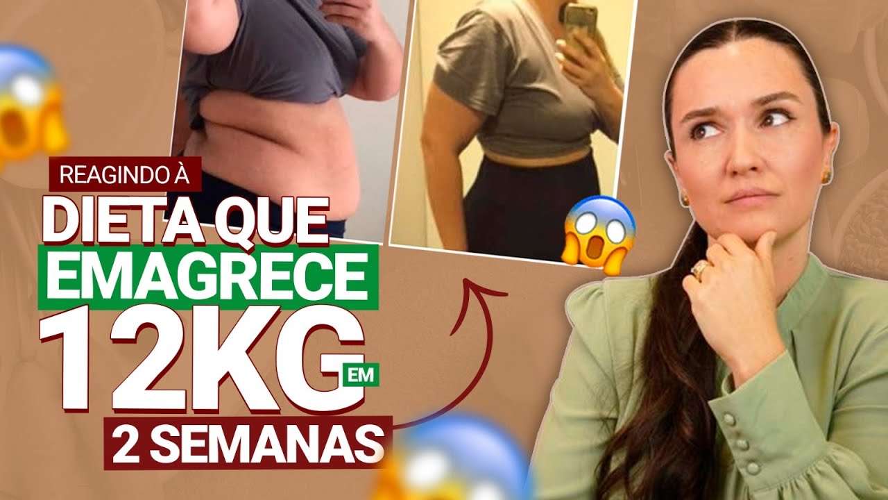 DIETA QUE EMAGRECE 12KG EM 2 SEMANAS! É POSSÍVEL? #NUTRISINCERA
