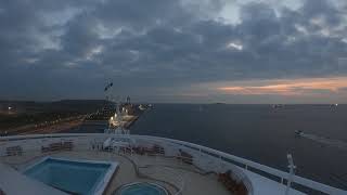 Emerald Princess Arrives in Copenhagen | Stunning Sunrise Arrival in Denmark