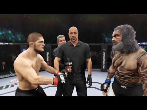 UFC 2 - Khabib vs. Bearded Demon - Crazy UFC 👊🤪