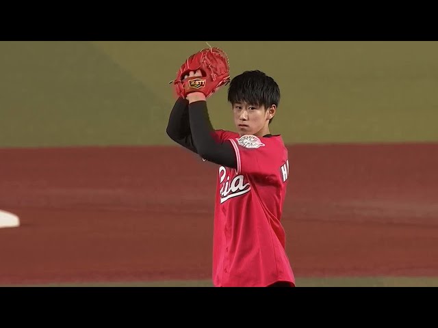 体操ニッポンの新エース!! 橋本大輝選手が始球式!! 2021年9月29日 千葉ロッテマリーンズ 対 オリックス・バファローズ