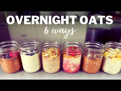 OVERNIGHT OATS » 6 Flavours for Easy & Healthy Breakfast Meal Prep