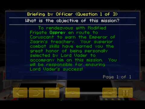 Classic Tie Fighter Collector's Edition - B7M4 Briefing