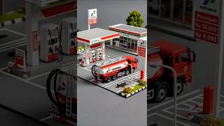 Download lagu Truk Tangki Pertamina ini Selesai Mengirim Premium ke SPBU MiniaTruk mp3