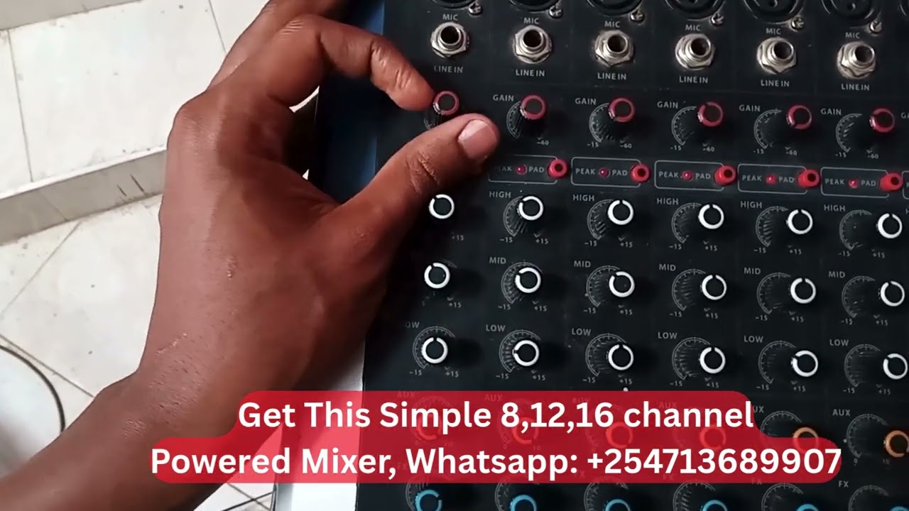 Mixing 101: The 8-Channel Mixing Console