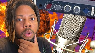Recording FIRE Rap Vocals using the Neumann TLM 103 & Neve 1073 SPX in Pro Tools