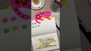 This Inktense Hack Makes Perfect Blossoms #arttrick #easyart #satisfying