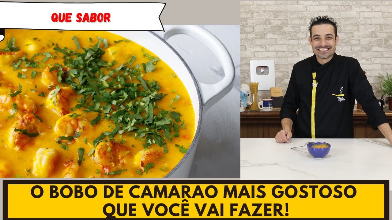 Você vai querer fazer essa receita o quanto antes! BOBÓ DE CAMARÃO