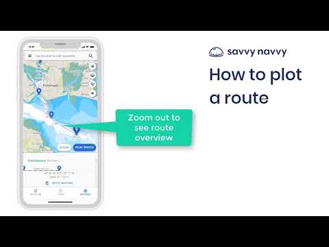 How to plot a route with savvy navvy!