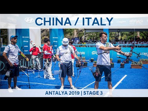 China v Italy – recurve men's team gold | Antalya 2019 World Cup S3
