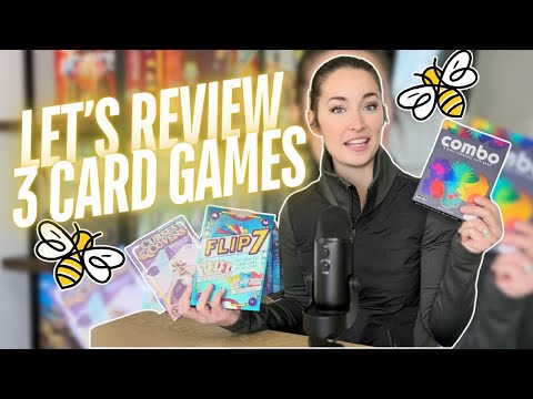 Let's Review 3 New Card Games!!!