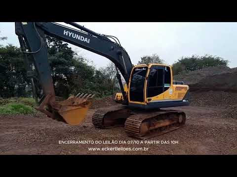 ESCAVADEIRA HIDRÁULICA HYUNDAI R 180LC 2020 À VENDA EM LEILÃO ONLINE DA PREFEITURA DE SERRA ALTA/SC
