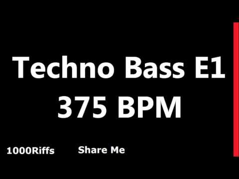 Techno Bass E1 Metronome : 375 BPM
