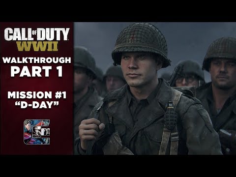 Call of Duty: WW2 | Gameplay Walkthrough | Part 1 D-DAY (PC/1440/60fps) | CenterStrain01