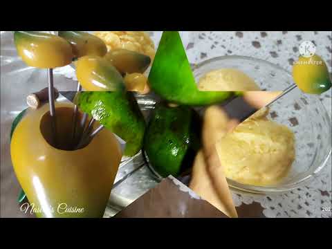 Mango🥭 Ice-cream  🍨Recipe।।Recipe by Sultanun Nasira